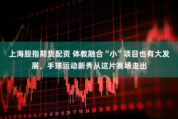 上海股指期货配资 体教融合“小”项目也有大发展，手球运动新秀从这片赛场走出