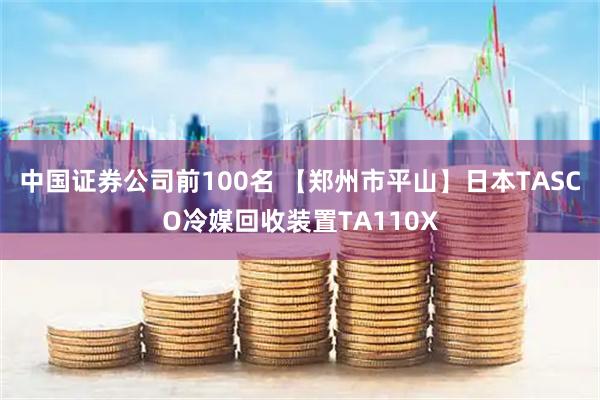 中国证券公司前100名 【郑州市平山】日本TASCO冷媒回收装置TA110X